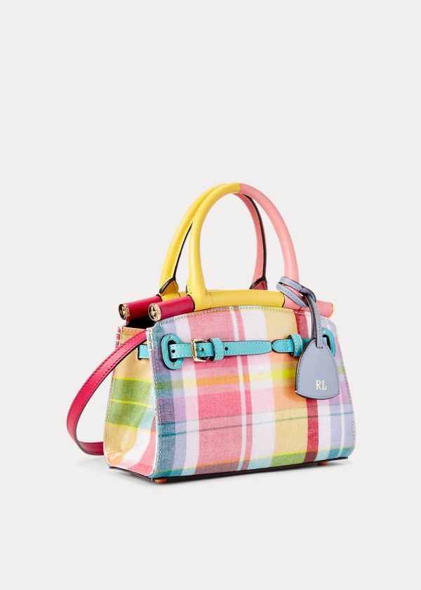 Bolsos De Mano Ralph Lauren Mujer Multicolor - Madras Mini RL50 - ZJKNY3219